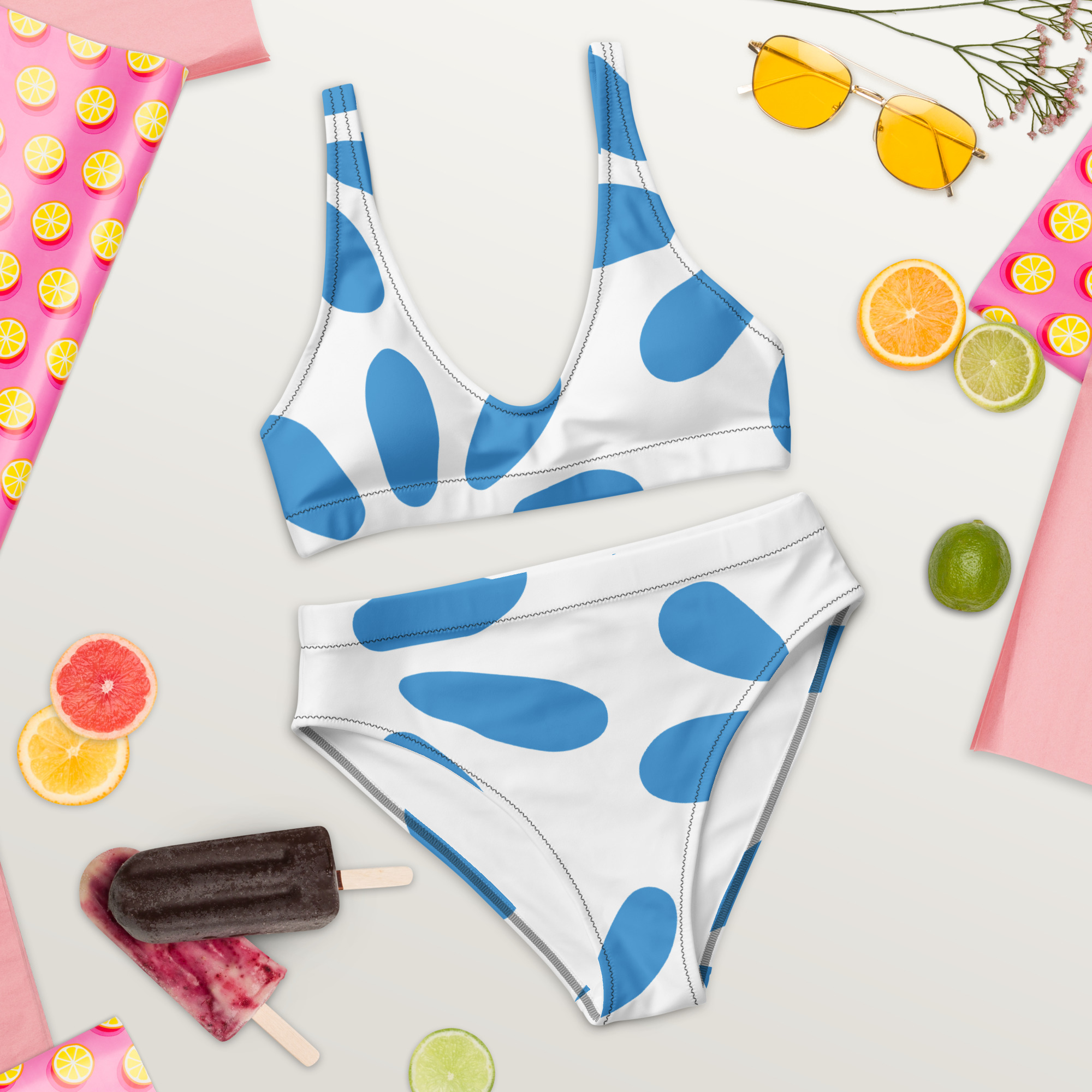 Recycled high-waisted bikini - Image 5