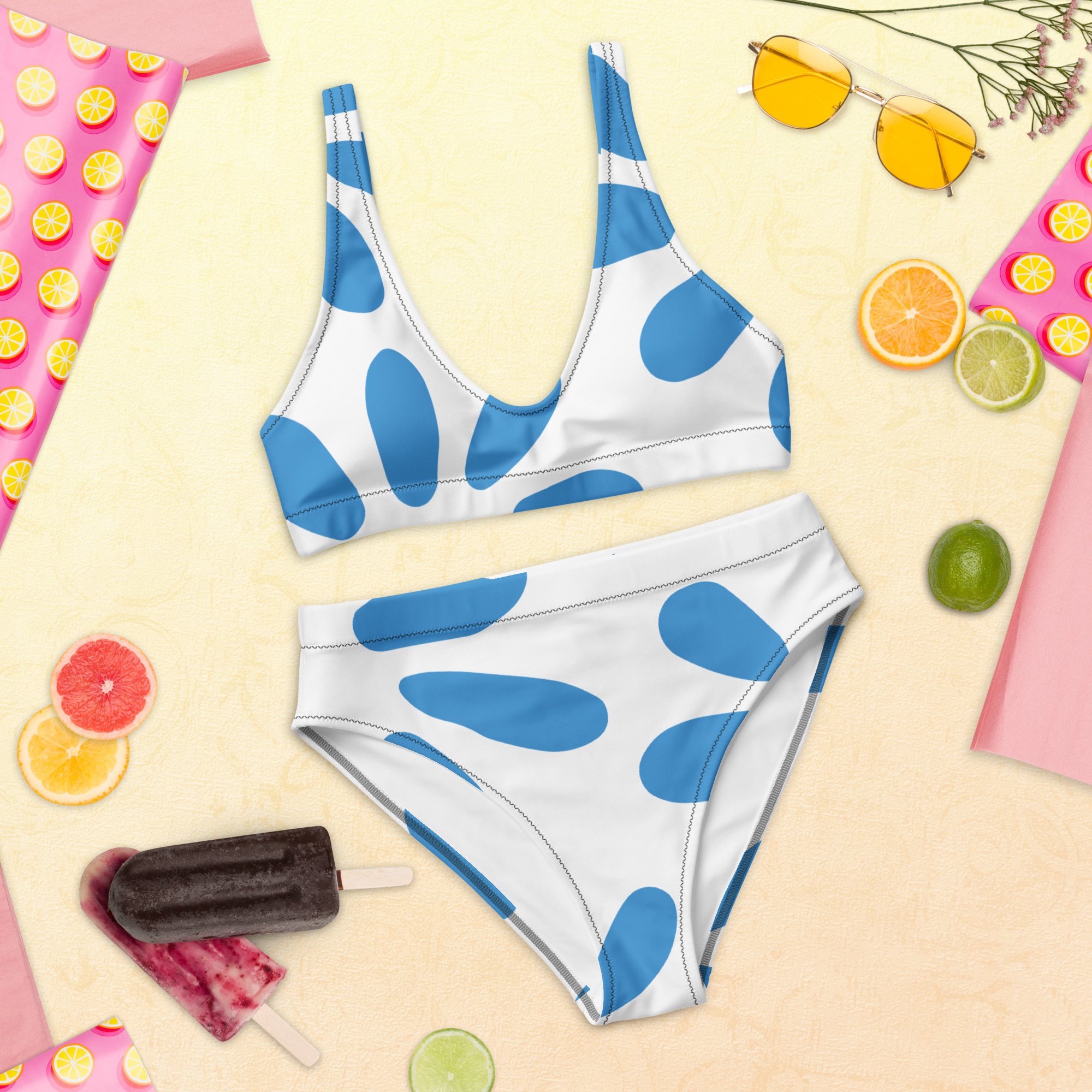 Recycled high-waisted bikini - Image 3