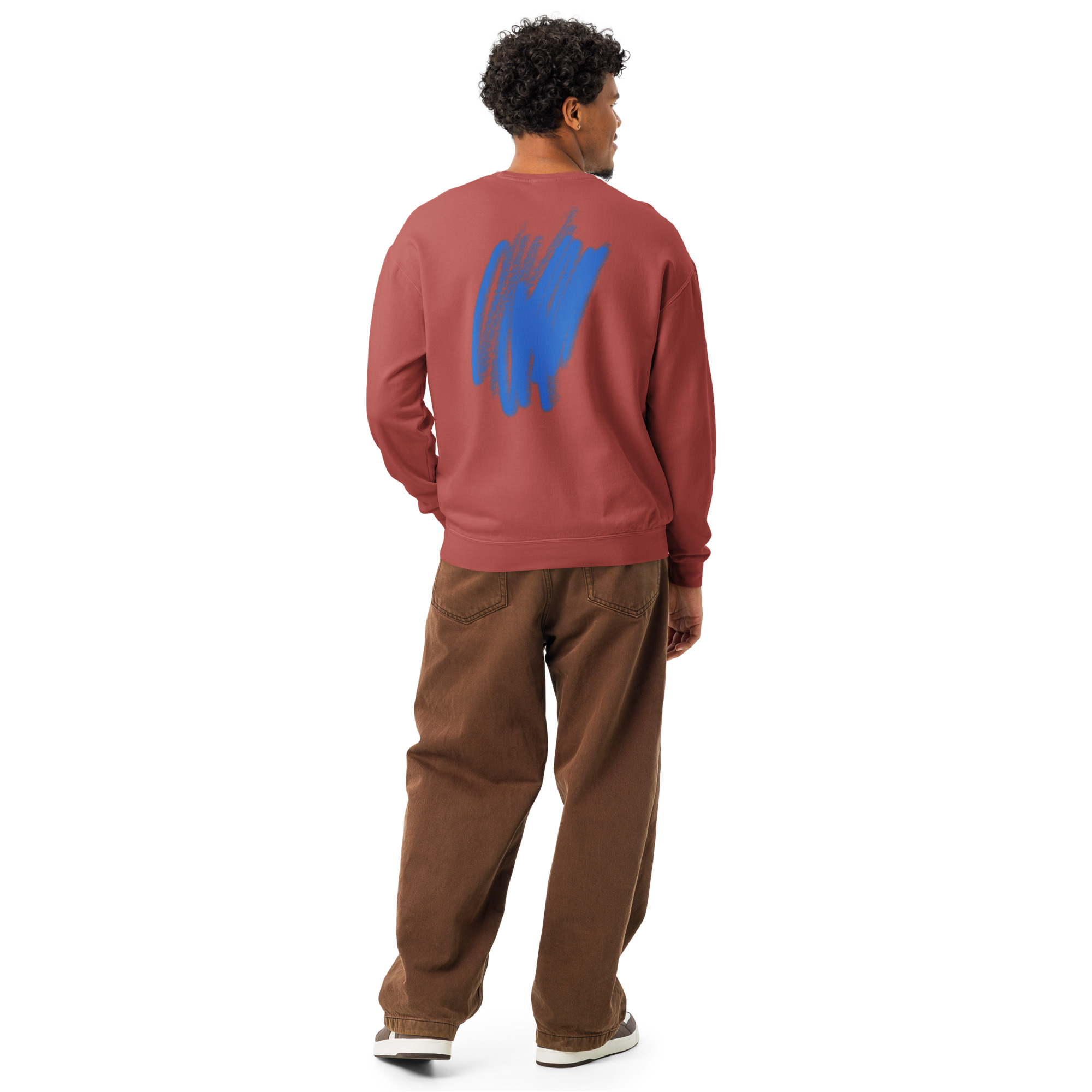 Unisex garment-dyed fleece crewneck sweatshirt - Image 53