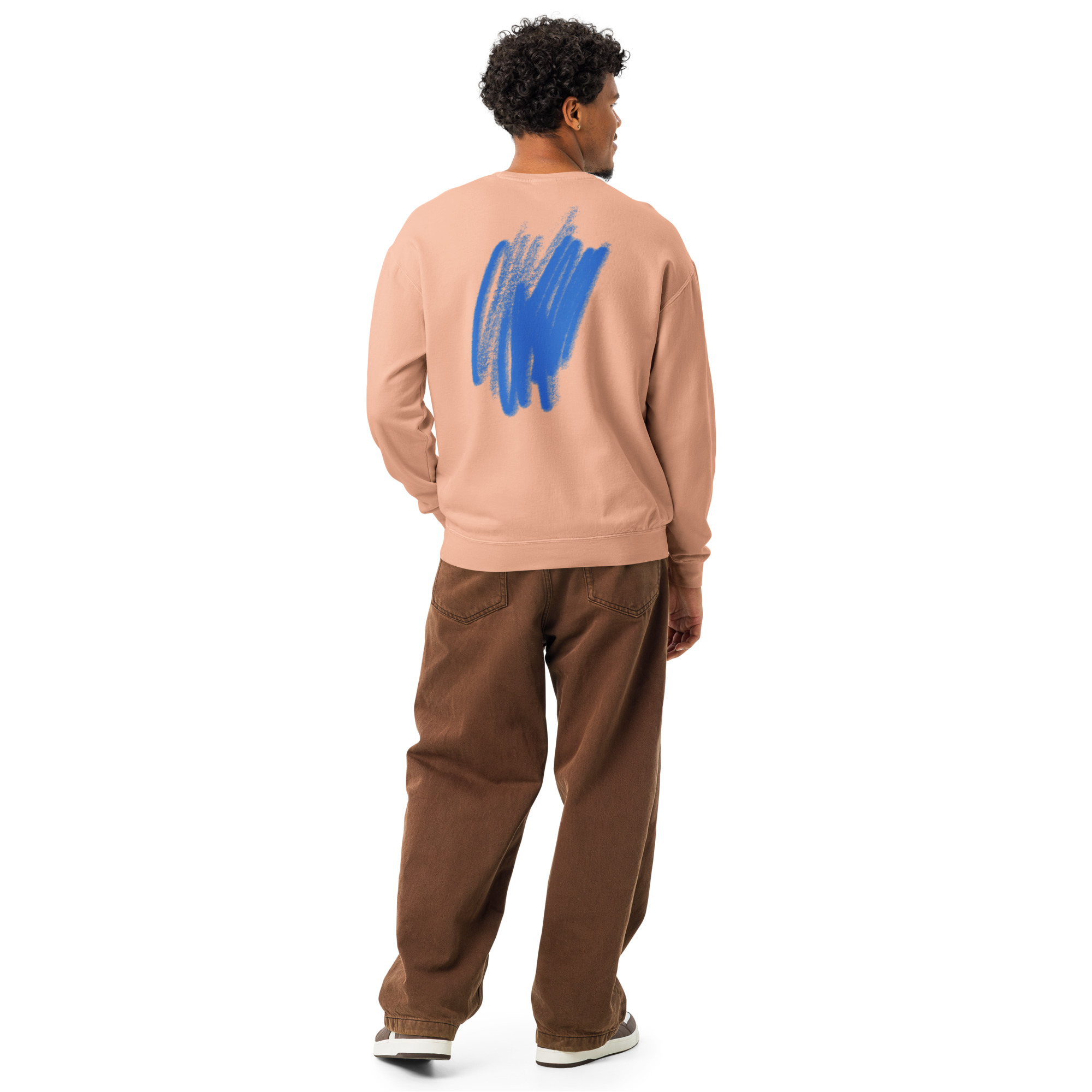 Unisex garment-dyed fleece crewneck sweatshirt - Image 57