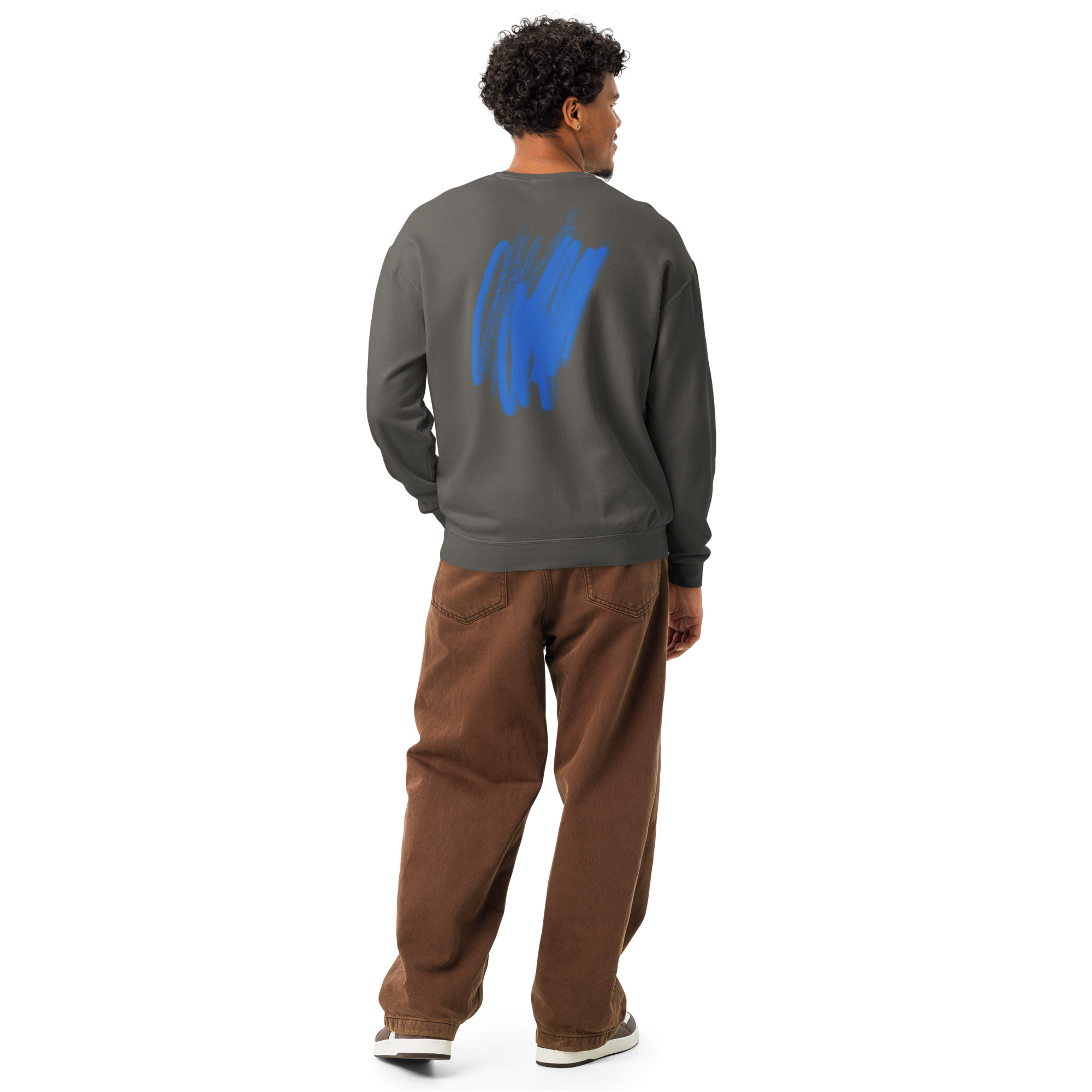 Unisex garment-dyed fleece crewneck sweatshirt - Image 52