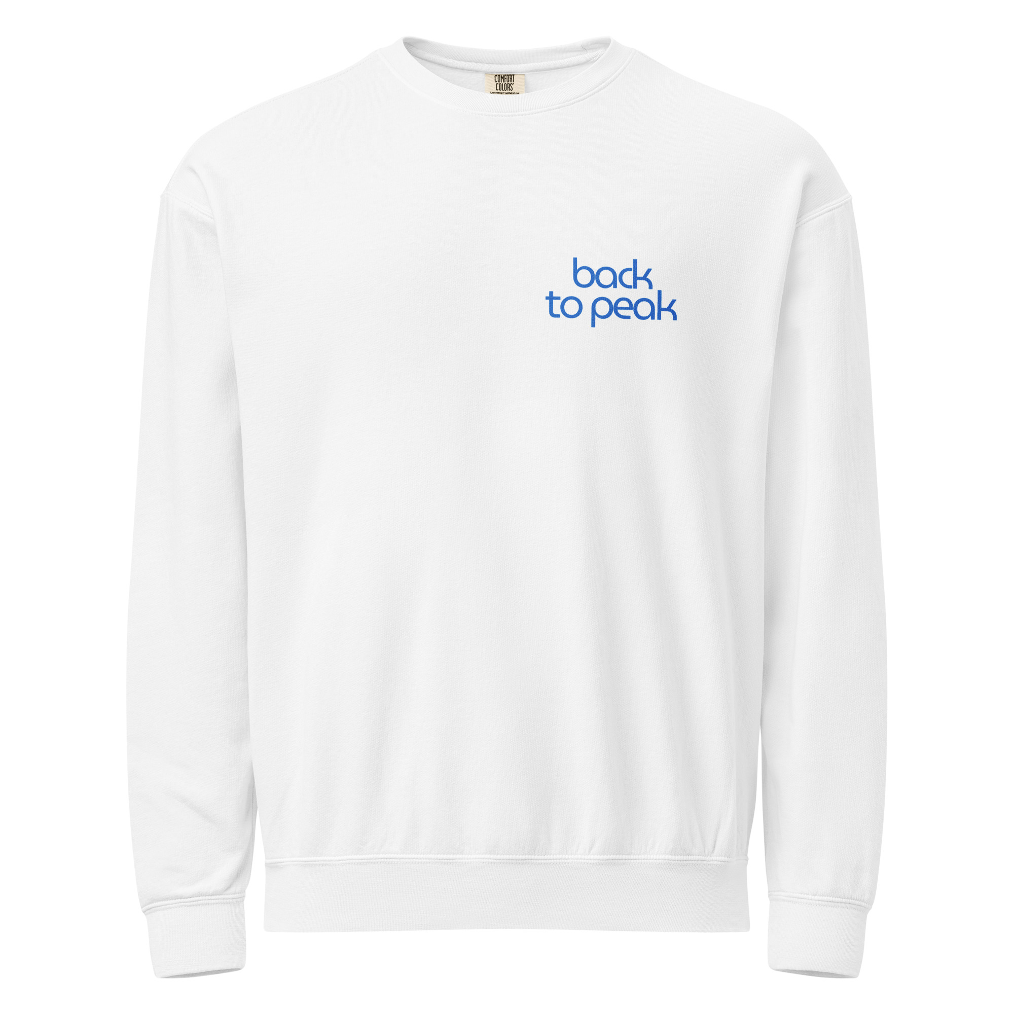 Unisex garment-dyed fleece crewneck sweatshirt - Image 10