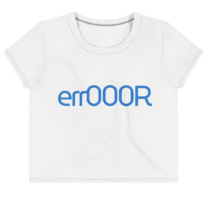 Alternative view of ErrOOOR Women’s Printed Cropped Tee
