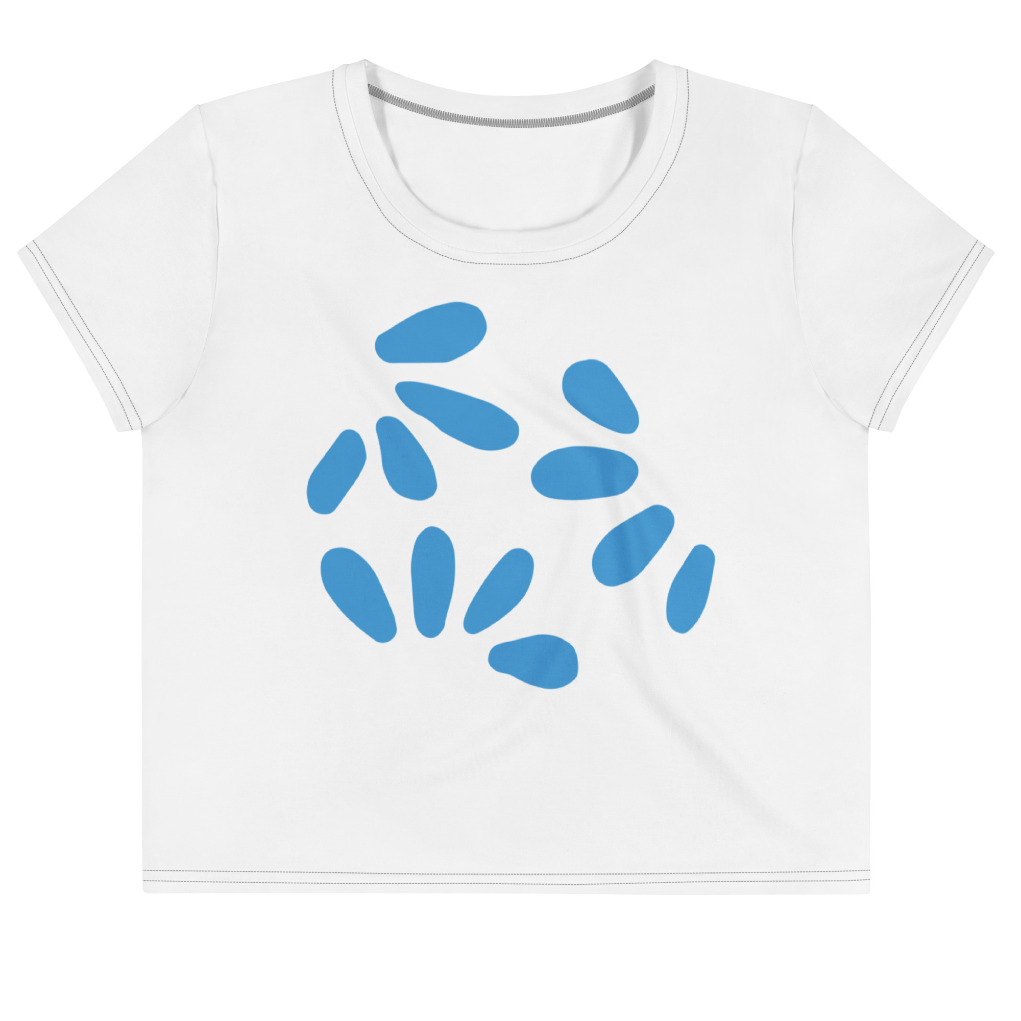 All-over design cropped top