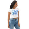 All-Over Digital Error Crop Tee