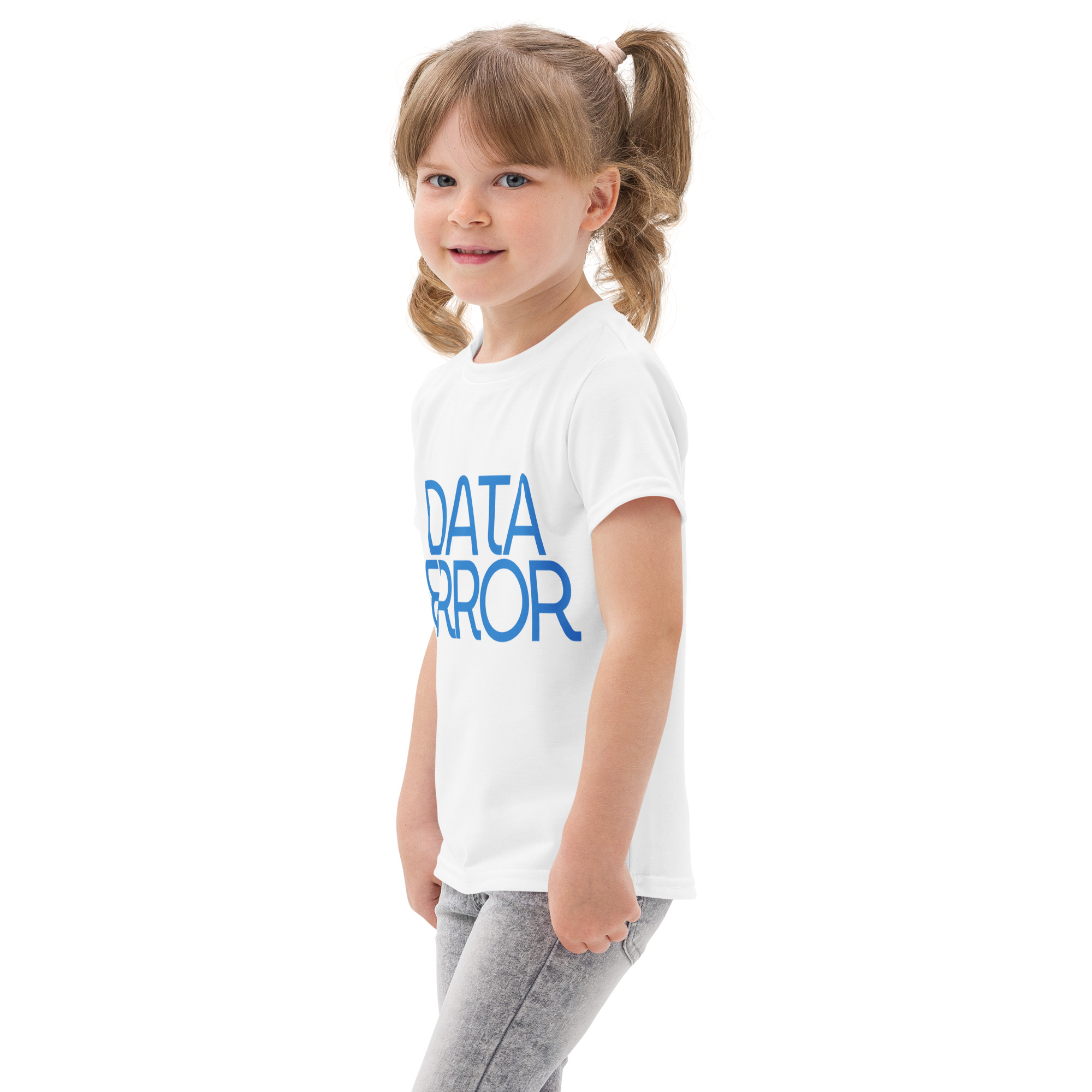 Data Error Kids cotton crew neck t-shirt