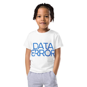 Data Error Kids crew neck t-shirt