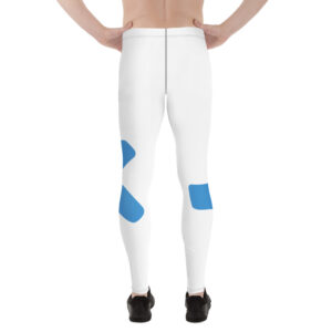 Alternative view of Men’s Athletic Leggings with “Thanks” Print