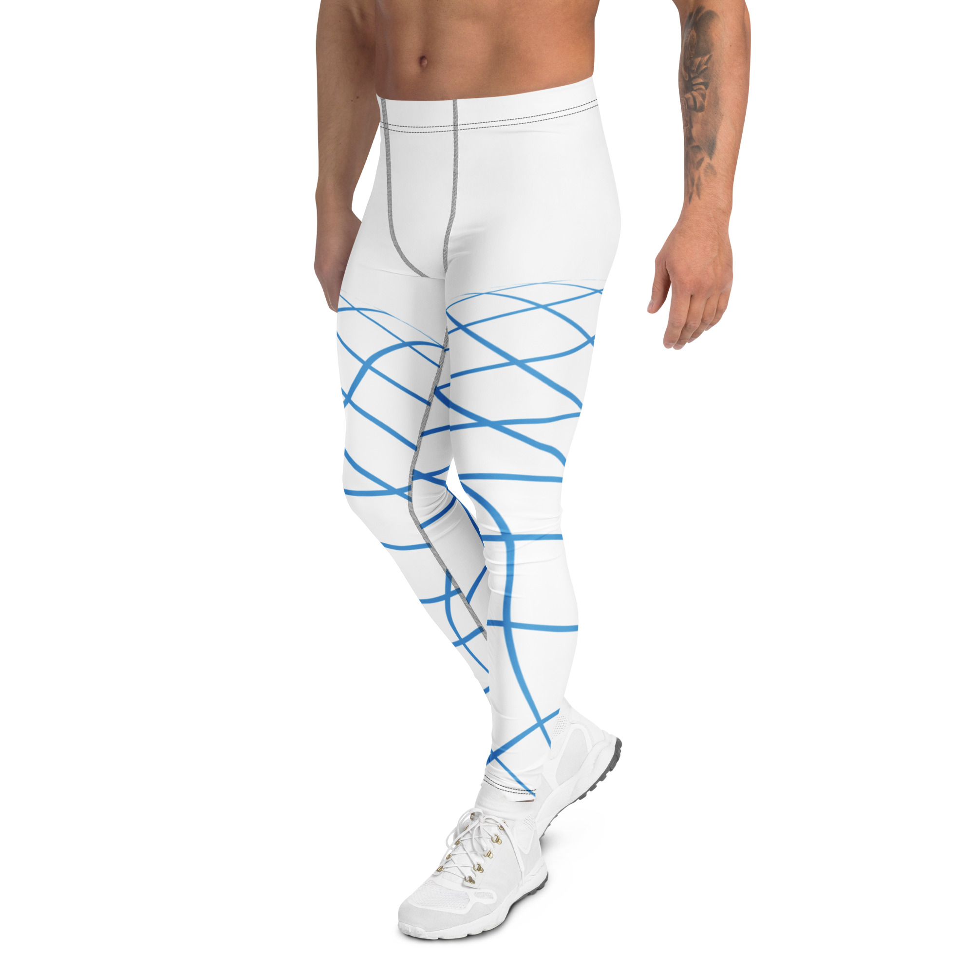 Men’s Performance Grid Compression Leggings - Image 8