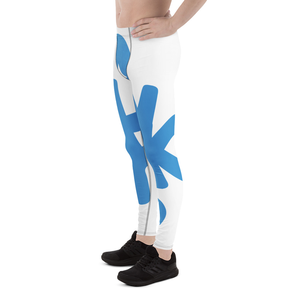 Men’s Athletic Leggings with “Thanks” Print - Image 3
