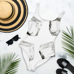 Cool Frost Graphic One-Piece Swimsuit