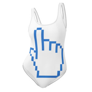Alternative view of Pixel Click Graphic One-Piece Swimsuit