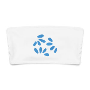 Eco-friendly strapless bikini top