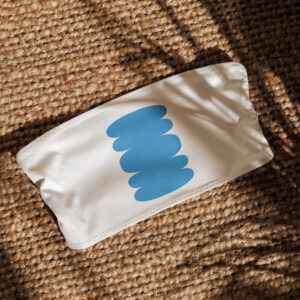 Alternative view of Sustainable strapless bikini top