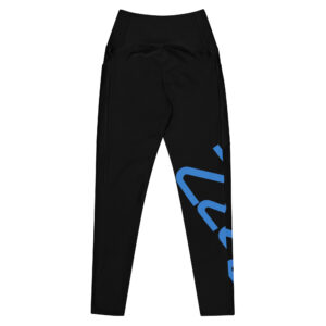 Crossover leggings with pockets