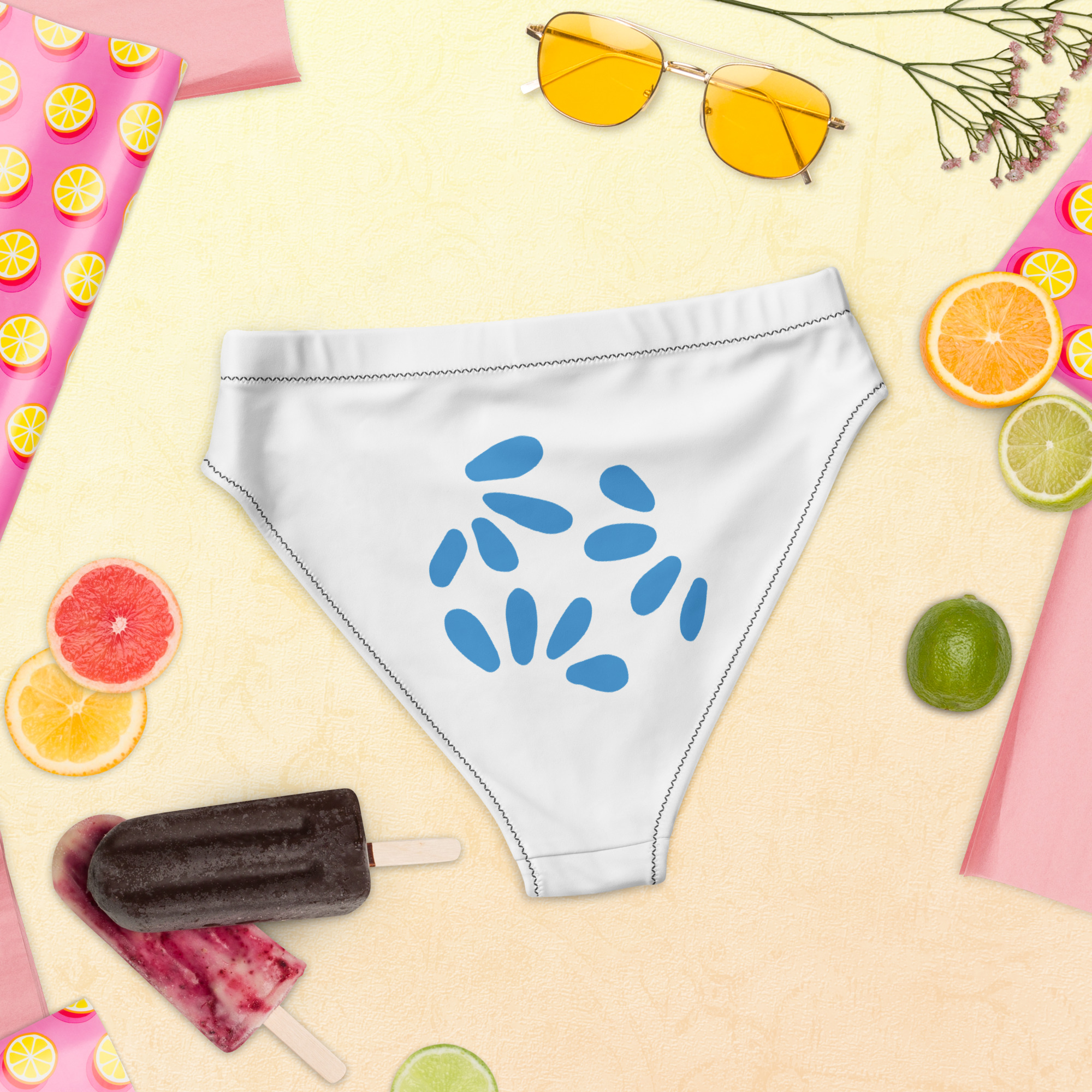 High-waisted recycled bikini bottom - Image 6