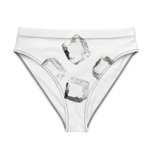 Alternative view of High-Waist Frost Swim Bottom