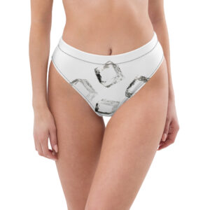 High-Waist Frost Swim Bottom