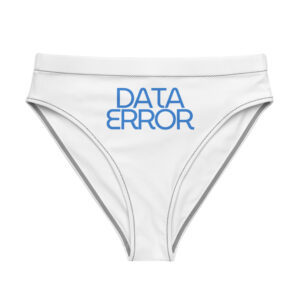 Alternative view of High-Waist Glitch Swim Bottom