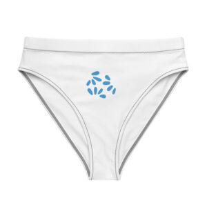 High-waisted recycled bikini bottom