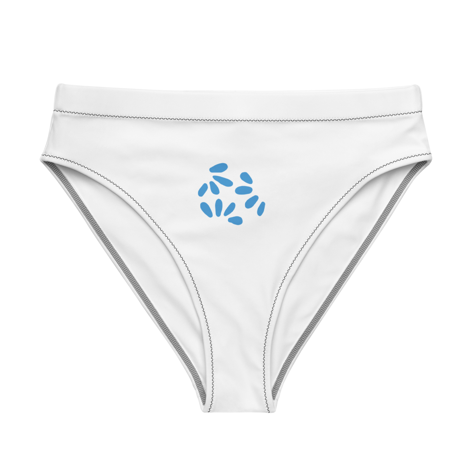 High-waisted recycled bikini bottom