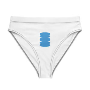 Alternative view of Recycled-material high-rise bikini bottom