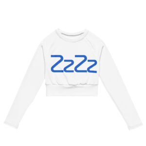 Alternative view of Recycled long-sleeve crop top