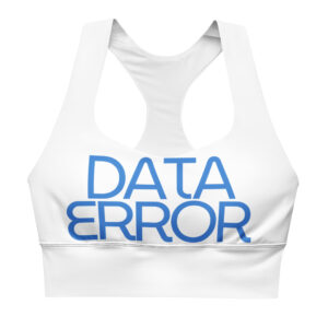 Alternative view of Eco Data Error Longline Sports Bra