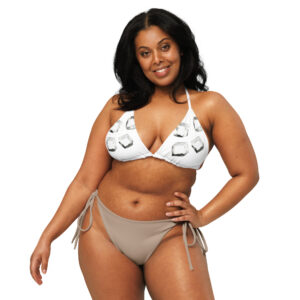 Ice Cube String Swim Top