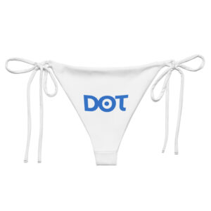 Alternative view of Women’s Eco-Chic All-Over Print Recycled String Bikini Bottom