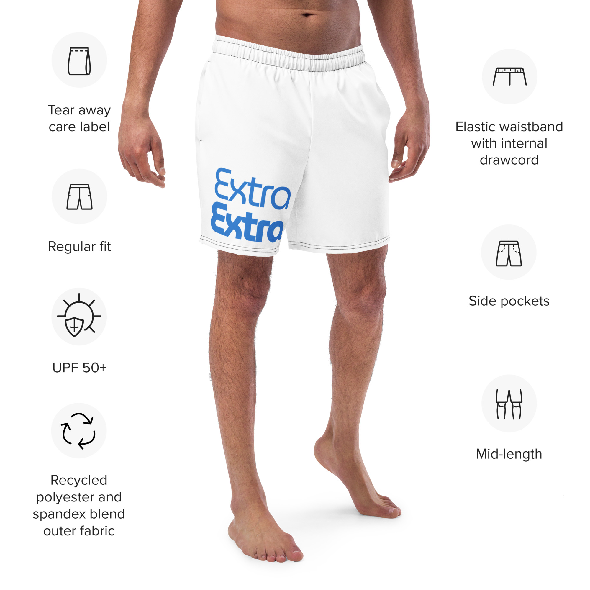 Extra Extra Men's Recycled Swim Trunks