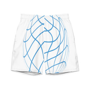 Alternative view of Men’s Recycled Digital Wave Swim Trunks