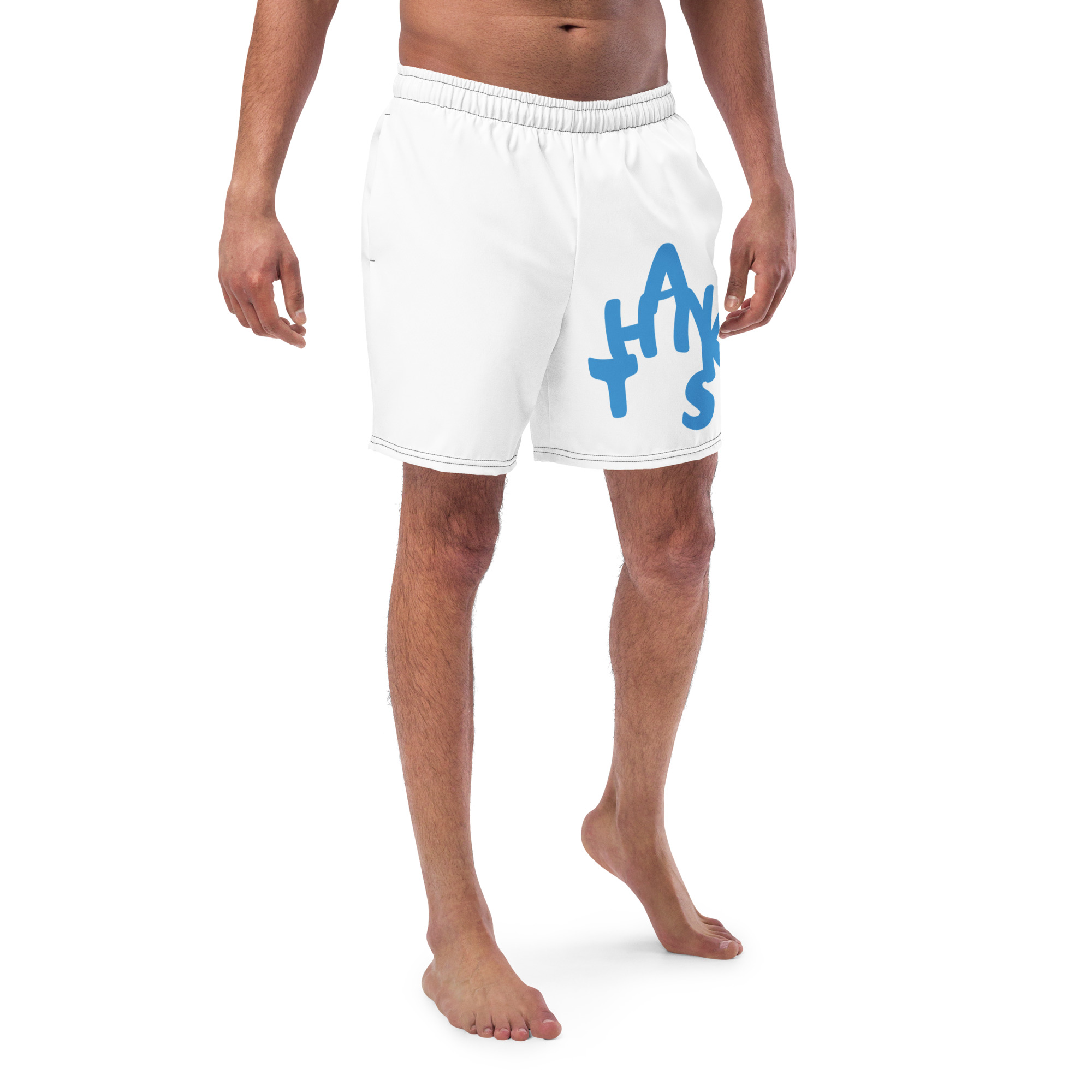 Men’s Recycled Thankful Graphic Swim Trunks