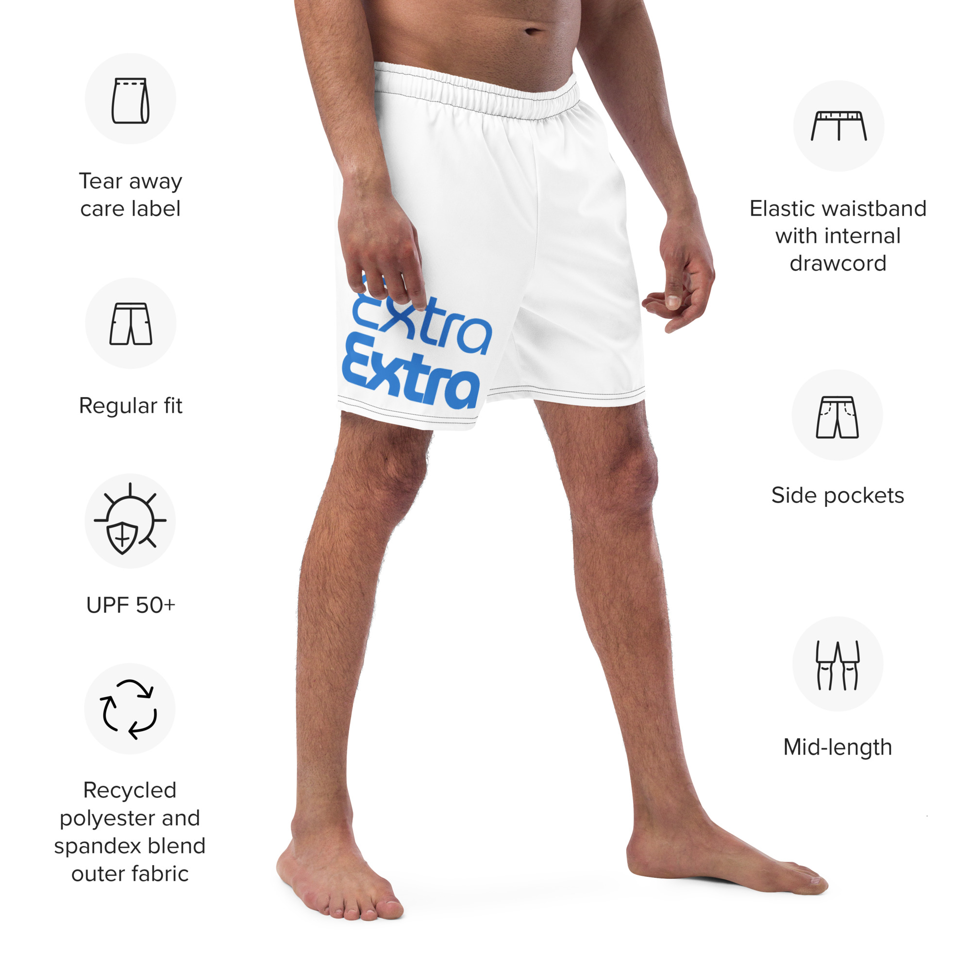 Extra Extra Men's Recycled Swim Trunks - Image 5