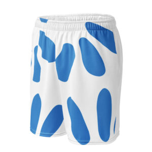 Men’s Breathable Mesh Shorts with Petal Design