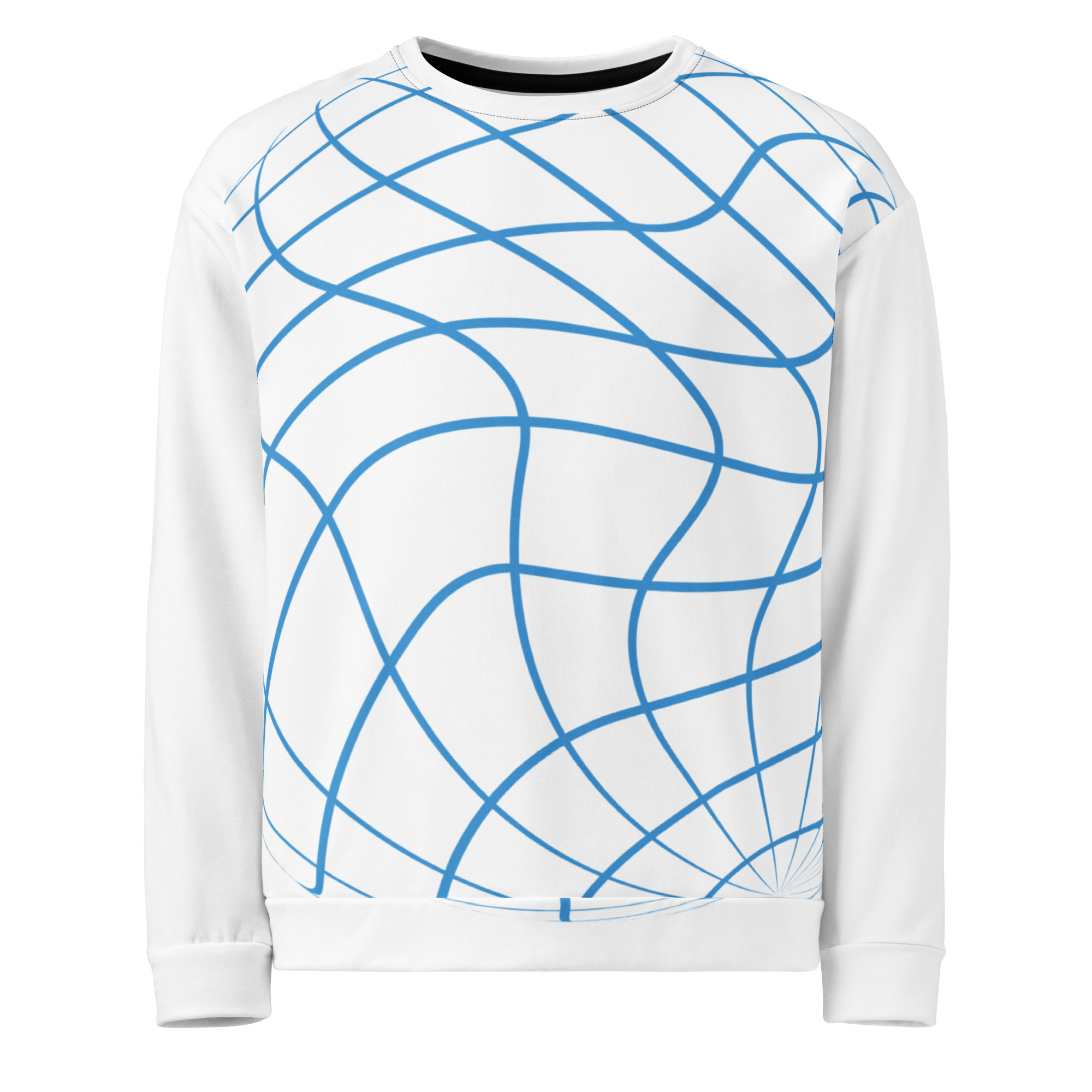 Men’s Futuristic Grid Sweatshirt - Image 2