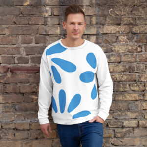 Alternative view of Men’s Abstract Petal Crew Sweatshirt