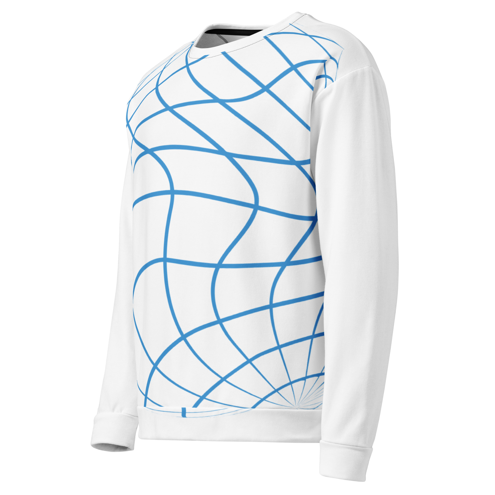 Men’s Futuristic Grid Sweatshirt - Image 4