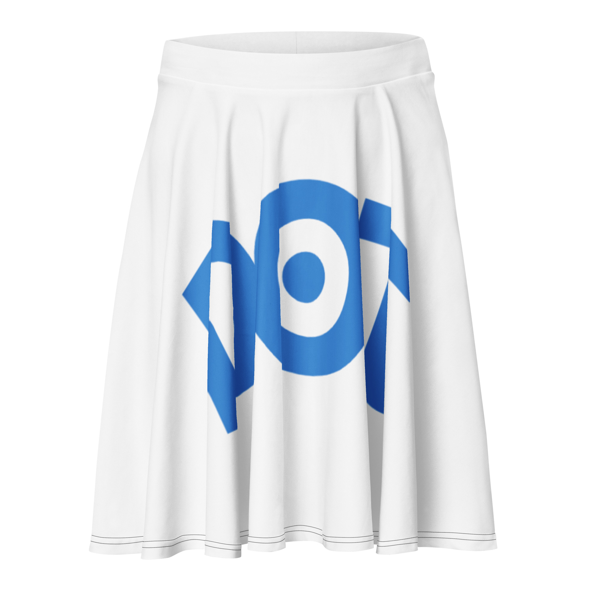 Women’s Playful High-Waisted Recycled Performance Skater Skirt - Image 2