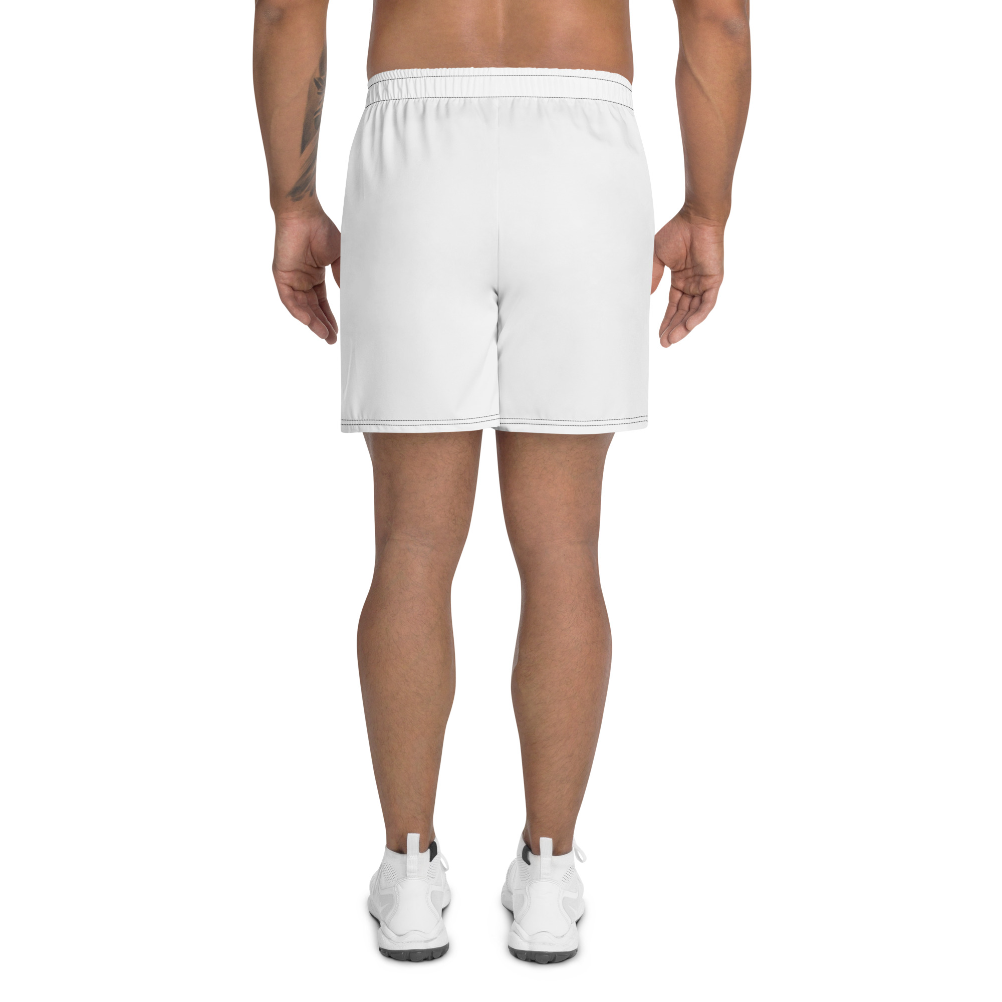 Men’s All-Over Petal Print Athletic Long Shorts - Image 6