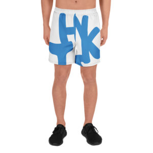 Men’s All-Over “Thanks” Athletic Long Shorts