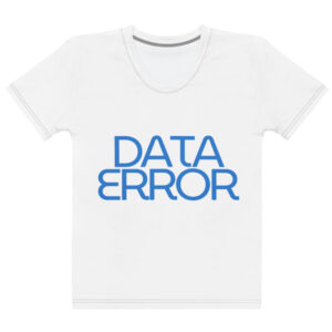 Alternative view of Minimal Data Error Graphic Shirt