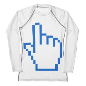 Tech Wave Cursor Rash Guard