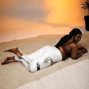 Alternative view of Ice Cube Print Yoga Capri Leggings