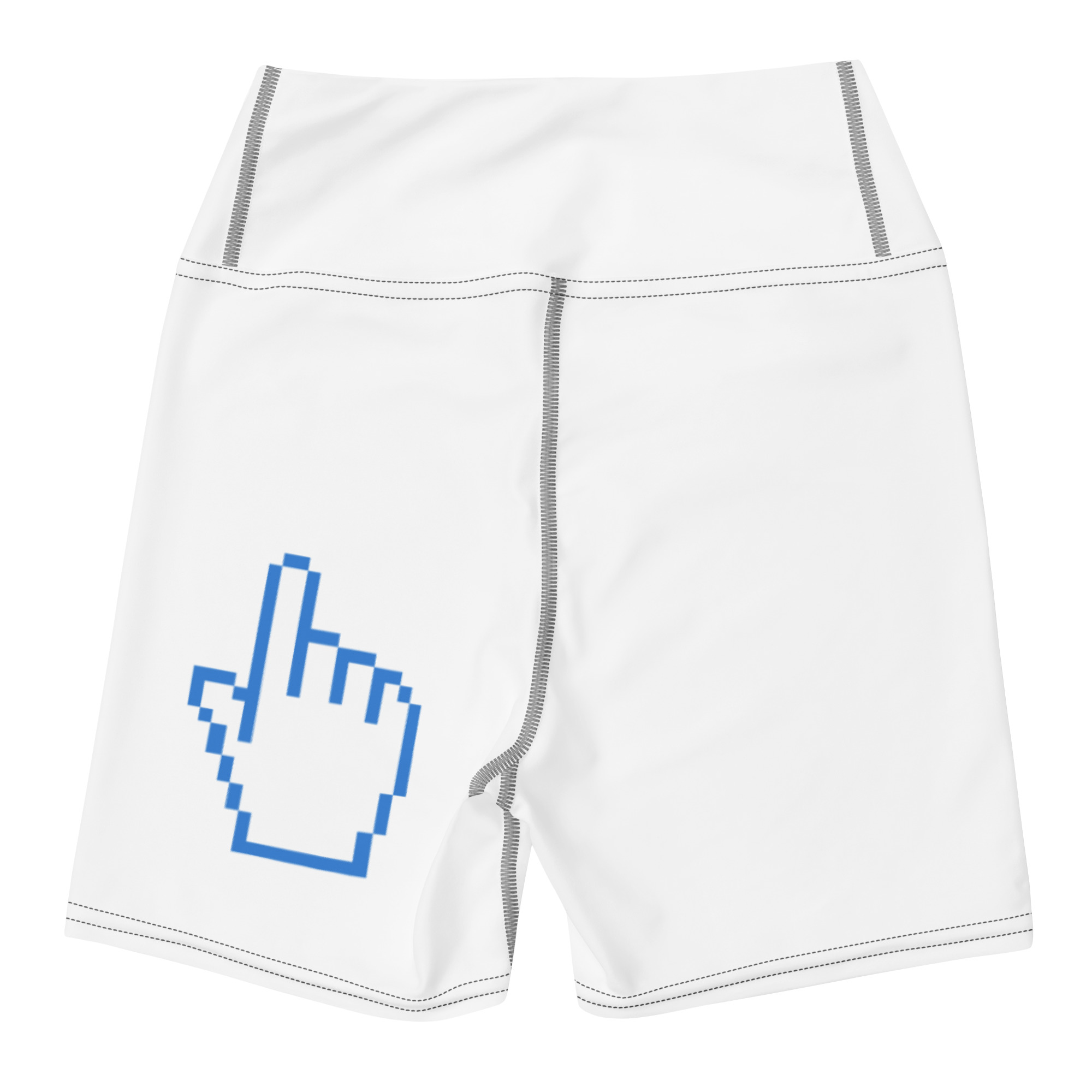 Active Cursor Print Yoga Shorts