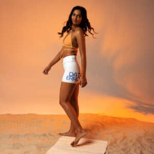 Glitch Motion Yoga Shorts