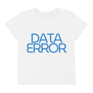 Data Error Youth cotton crew neck t-shirt
