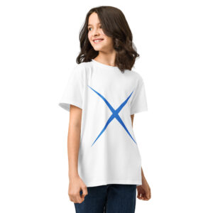 Youth round neck cotton tee