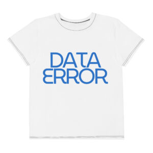 Alternative view of Data Error Youth crew neck t-shirt