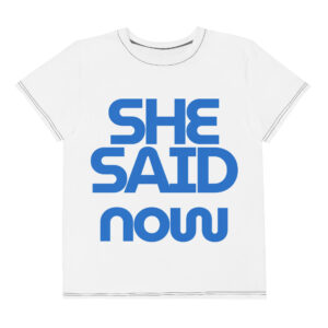 Alternative view of Youth “She Said Now” Crewneck Tee